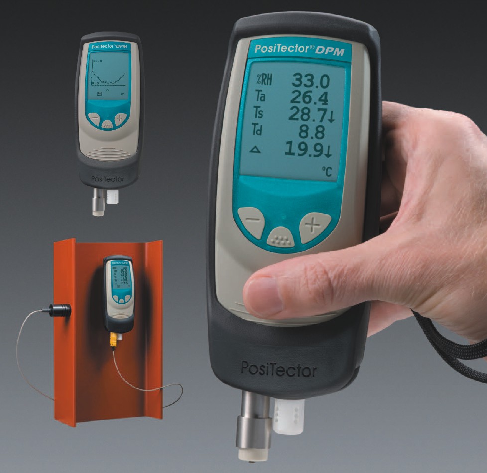 Przyrząd Do Mierzenia Wilgotności Powietrza Mierniki ręczne wilgotności powietrza: DeFelsko PosiTector DPM